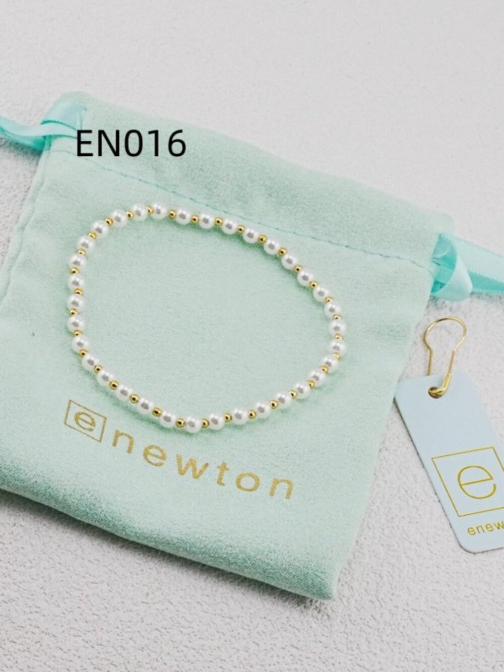 Enewton Gold Pearl & White Pearl Bracelet - Picture 3 of 4